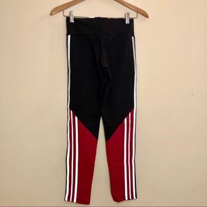 BrasilSul Leggings Black, Red, Reflective Stripes